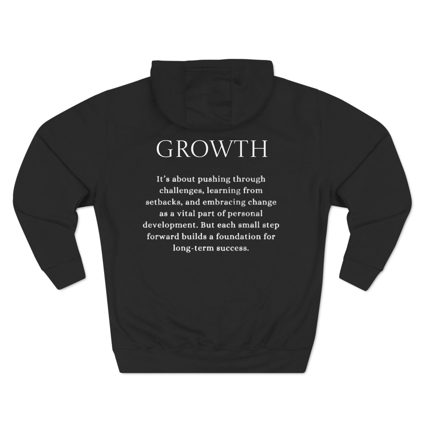 Three-Panel Fleece Hoodie